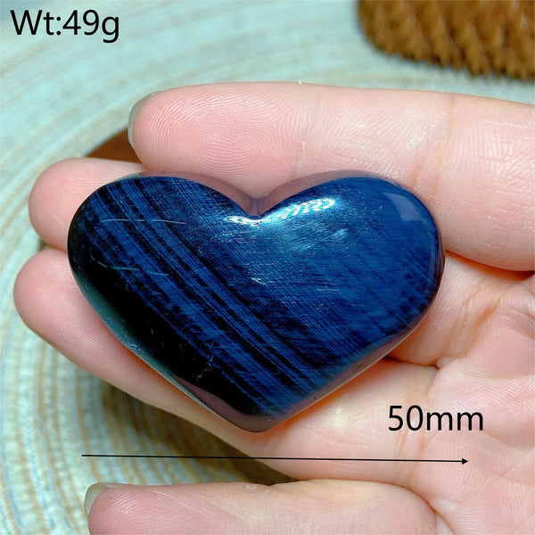 Blue Tiger Eye Heart-ToShay.org