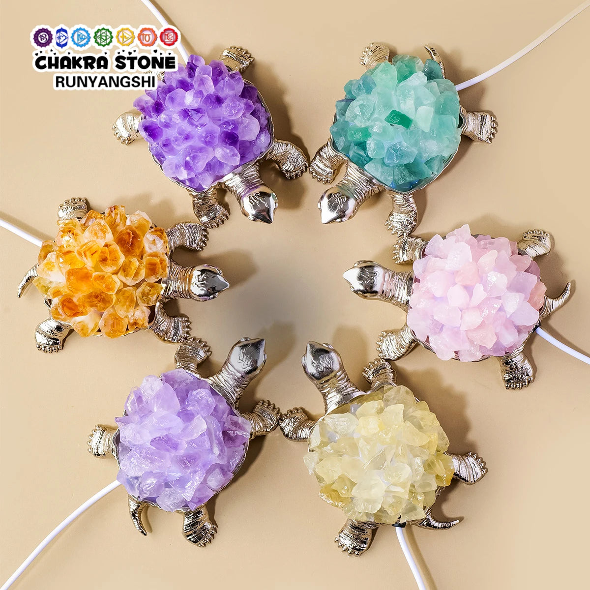 Mixed Crystal Turtle Lights-ToShay.org