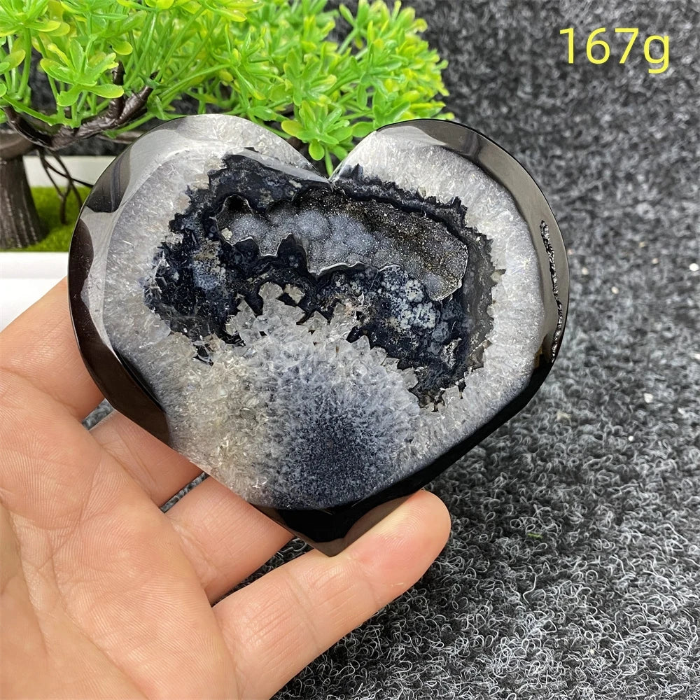 Black Agate Geode-ToShay.org