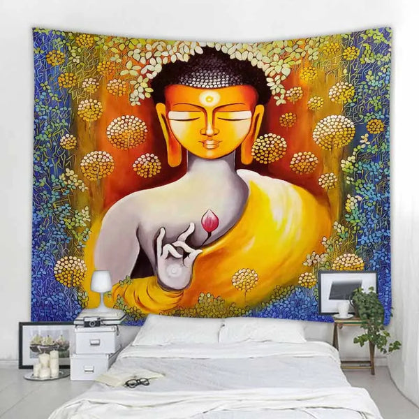 Buddha Art Tapestry-ToShay.org