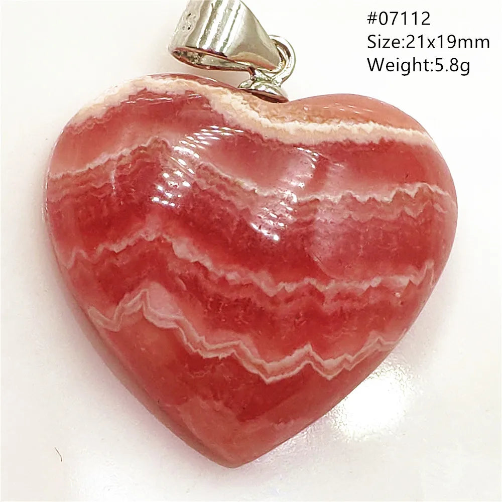 Red Rhodochrosite Pendant-ToShay.org