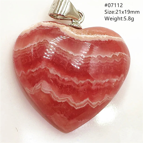 Red Rhodochrosite Pendant-ToShay.org