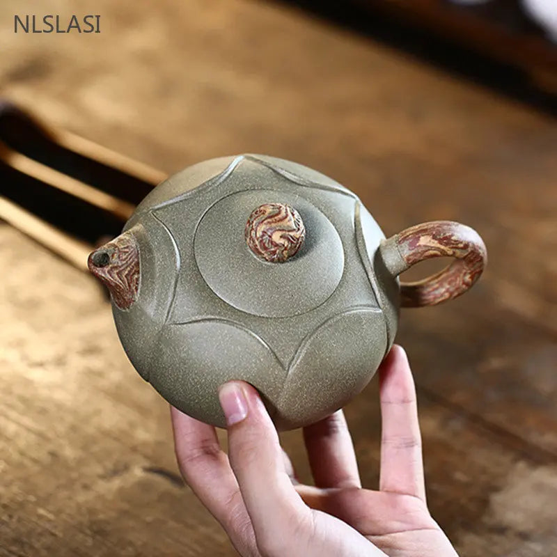 Lotus Clay Teapot-ToShay.org