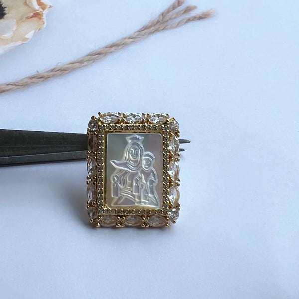 White Pearl Shell Pendant-ToShay.org