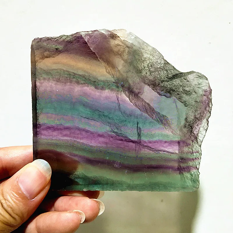 Rainbow Fluorite Slice-ToShay.org