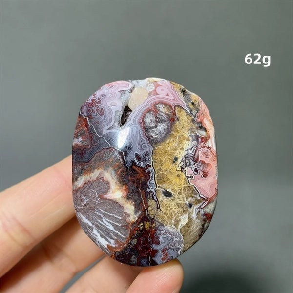Red Agate Palm Stone-ToShay.org