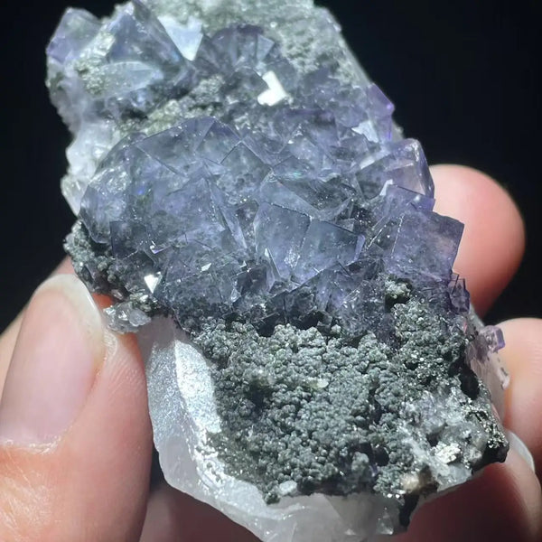 Blue Phantom Fluorite Mica-ToShay.org