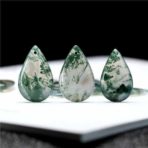 Green Moss Agate Pendant-ToShay.org