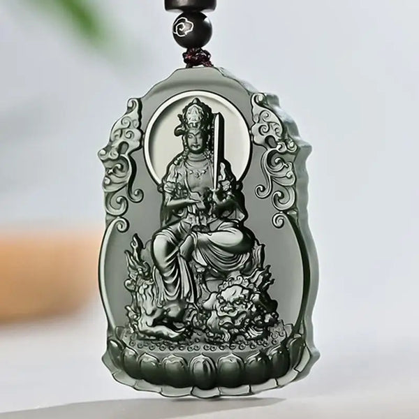 Black Jade Zodiac Pendant-ToShay.org