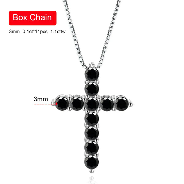 Silver Diamond Pendant Necklace-ToShay.org