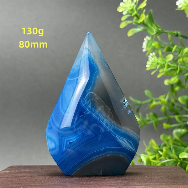Blue Agate Torch-ToShay.org
