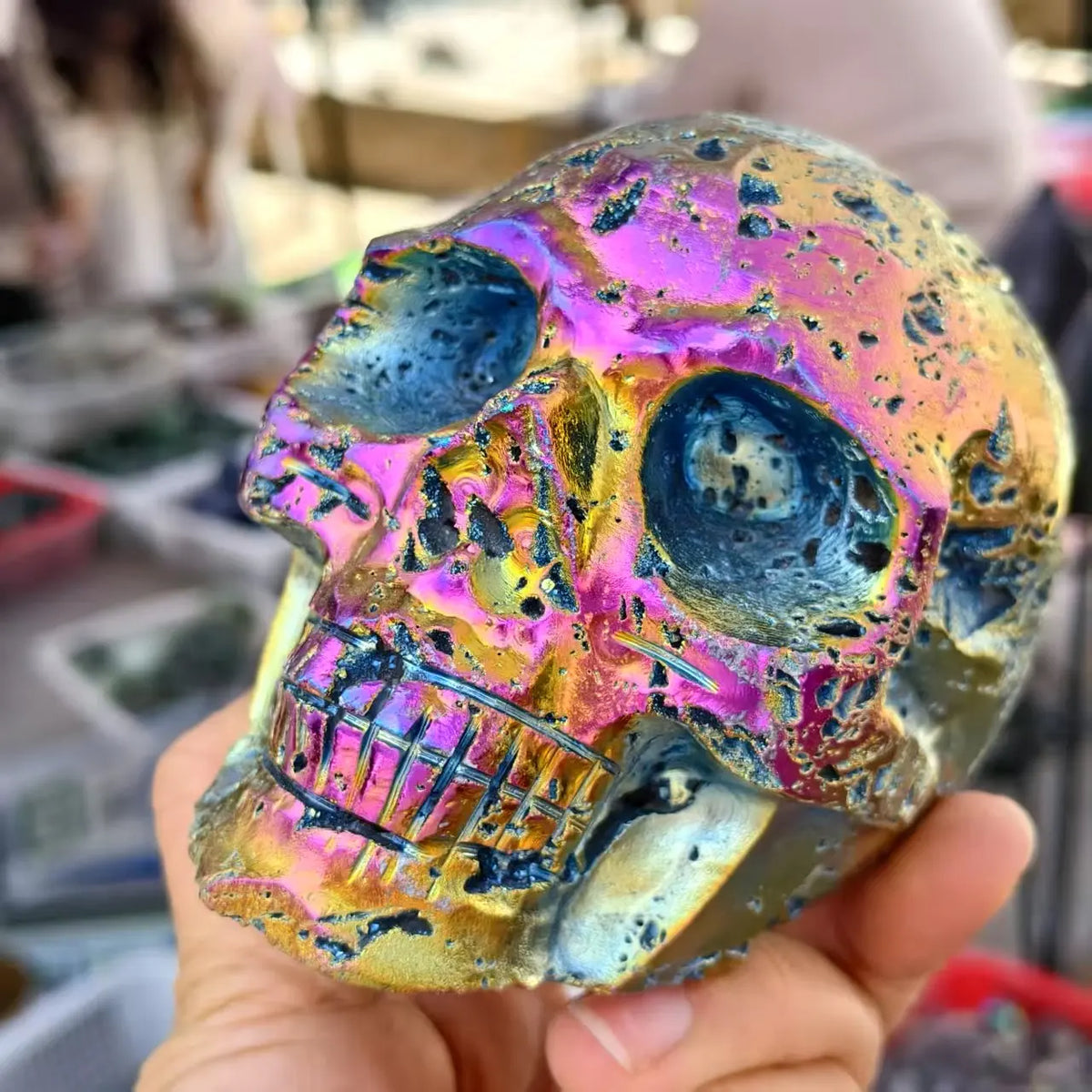 Purple Sphalerite Skulls-ToShay.org