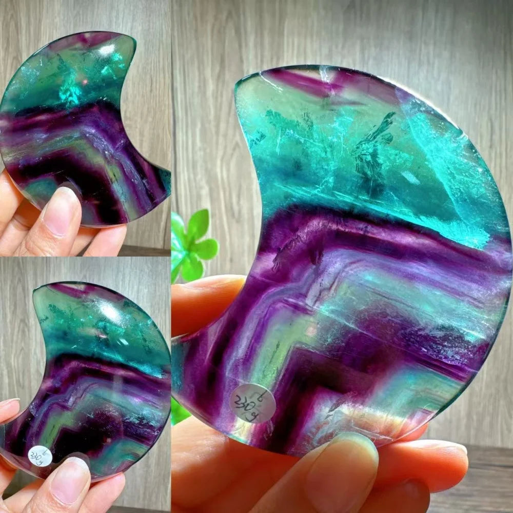 Rainbow Fluorite Moon-ToShay.org