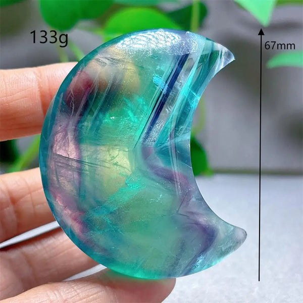 Rainbow Fluorite Moon-ToShay.org