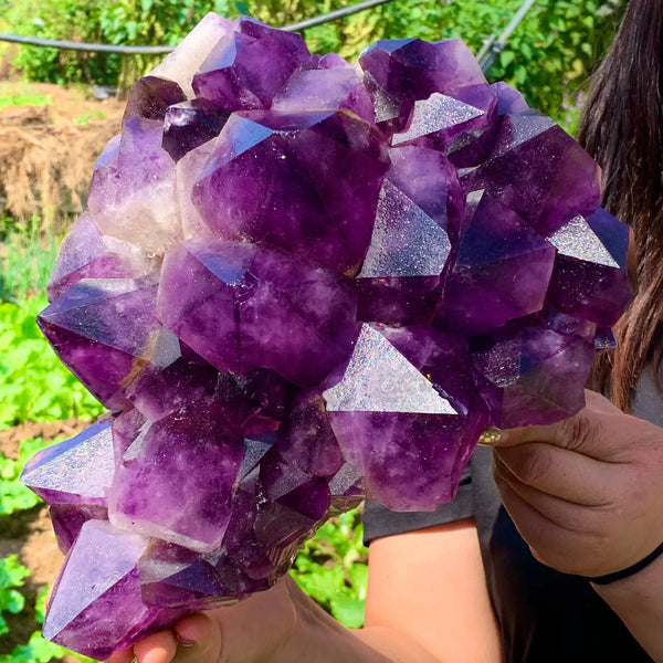 Purple Amethyst Cluster-ToShay.org