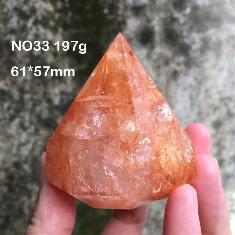 Red Fire Quartz Diamond-ToShay.org