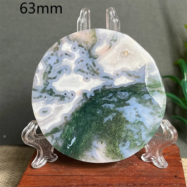 Green Moss Agate Plate-ToShay.org