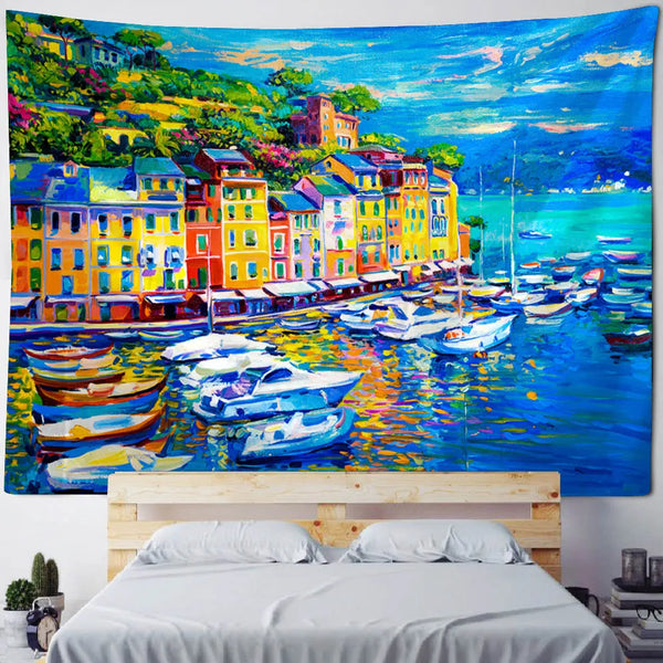 Sea View Art Tapestry-ToShay.org