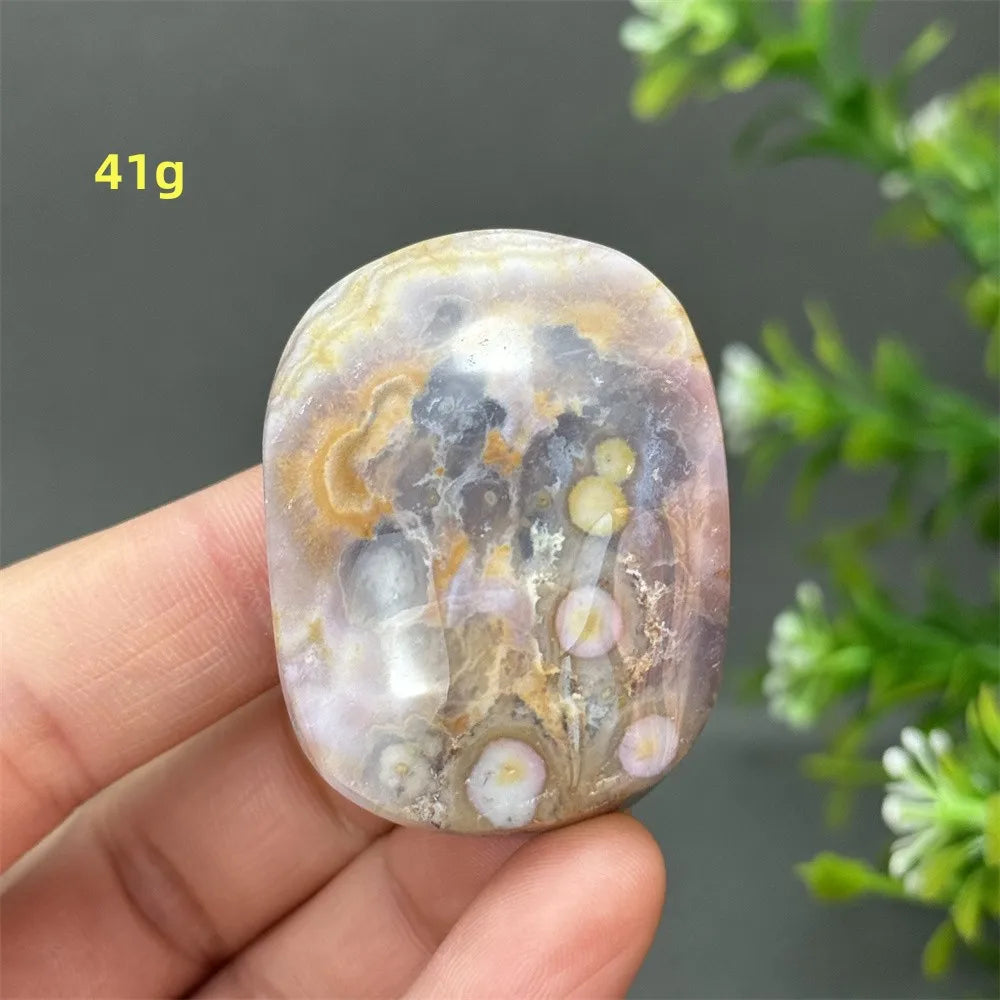 Red Agate Palm Stone-ToShay.org