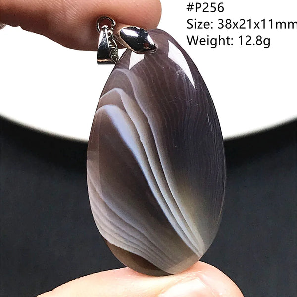 Black Lace Agate Pendant-ToShay.org