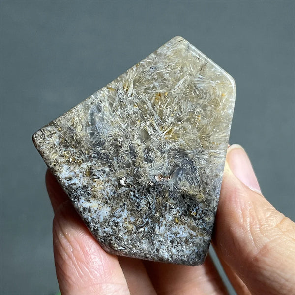 Black Rutilated Hair Raw Quartz-ToShay.org