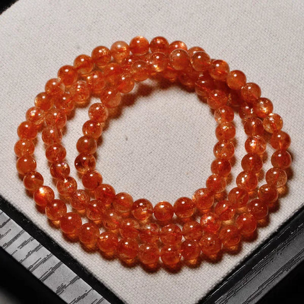 Orange Strawberry Quartz Bracelet-ToShay.org