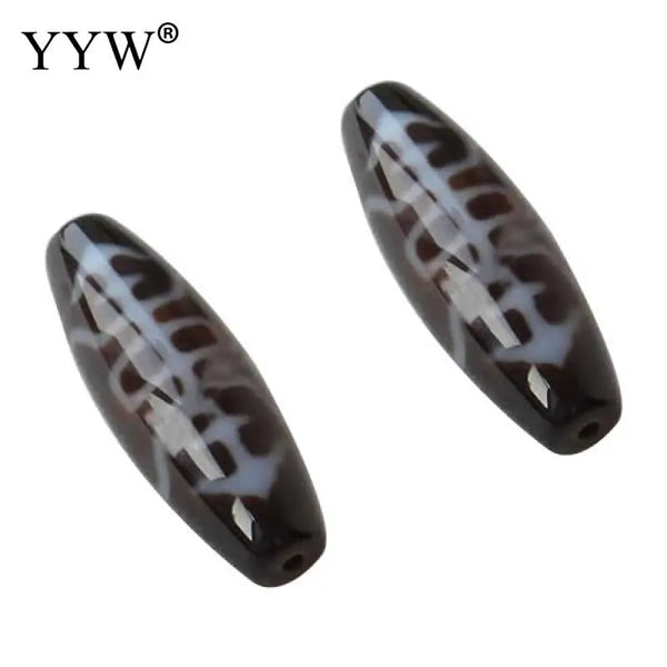Tibetan Agate Onyx Dzi Beads-ToShay.org