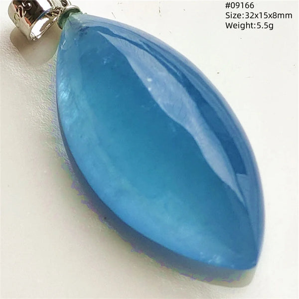 Blue Aquamarine Quartz Pendant-ToShay.org