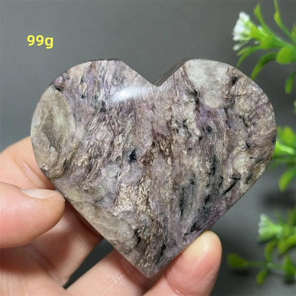 Purple Noble Crystal Heart-ToShay.org