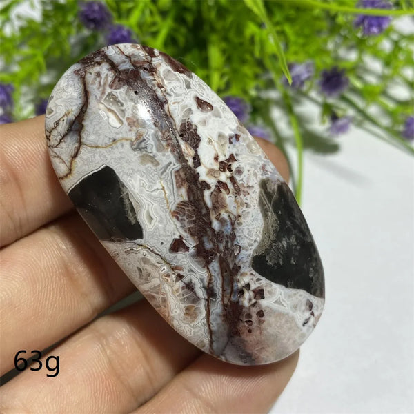 Red Agate Palm Stone-ToShay.org