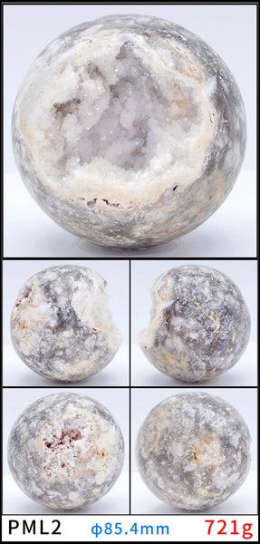 Pink Quartz Cluster Ball-ToShay.org