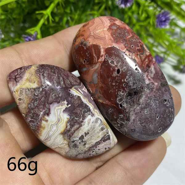 Red Agate Palm Stone-ToShay.org