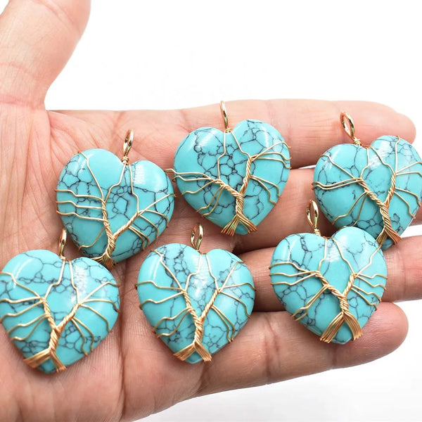 Mixed Crystal Tree Hearts-ToShay.org