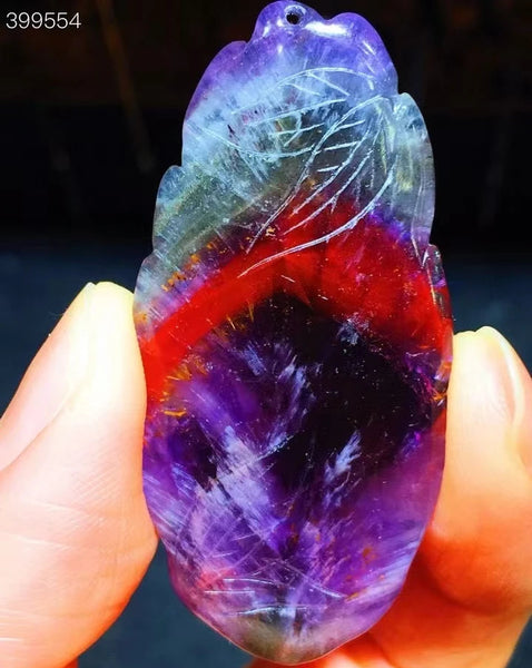 Red Auralite Pendant-ToShay.org