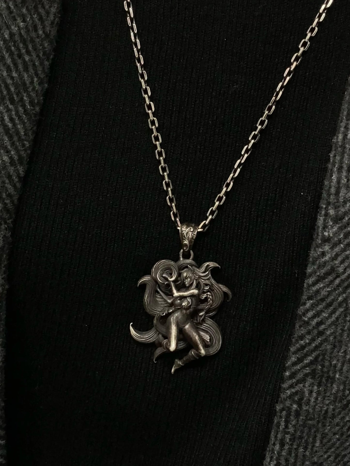 Silver Nine Tail Pendant-ToShay.org
