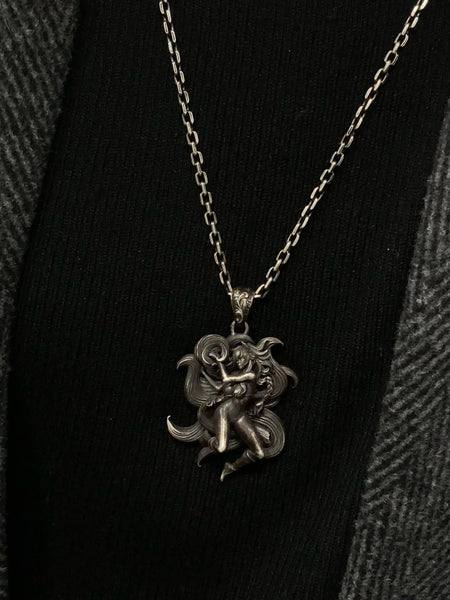 Silver Nine Tail Pendant-ToShay.org