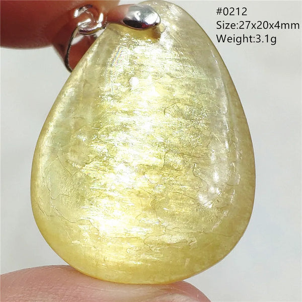 Gold Lepidolite Flash Pendant-ToShay.org