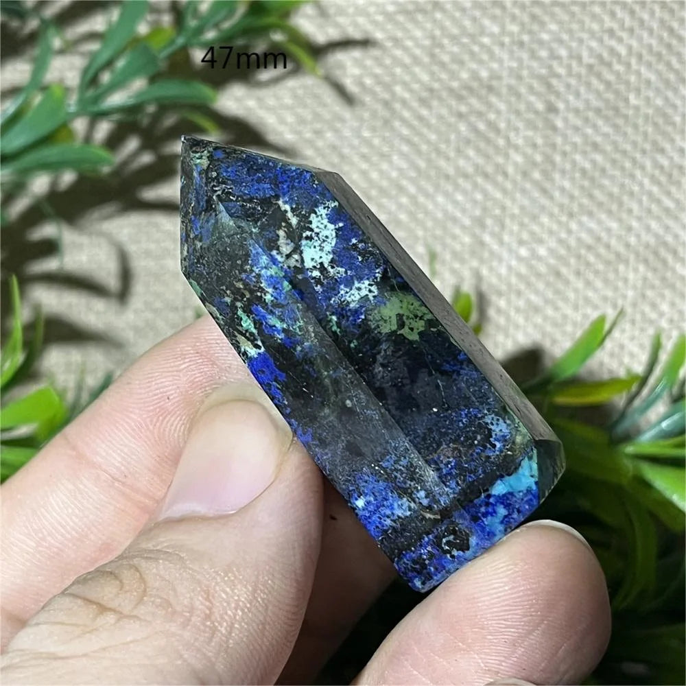 Blue Chrysocolla Point Wand-ToShay.org