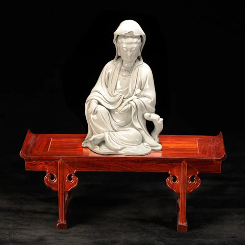 Redwood Display Table Stand-ToShay.org