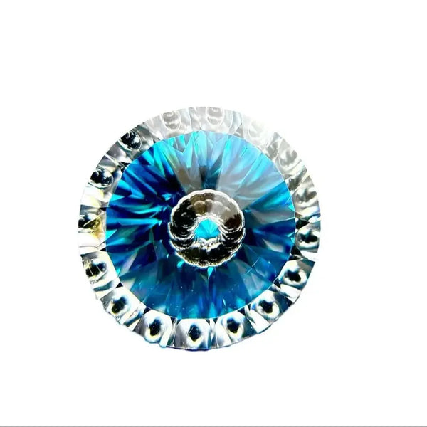 Blue Eye Faceted Diamond-ToShay.org