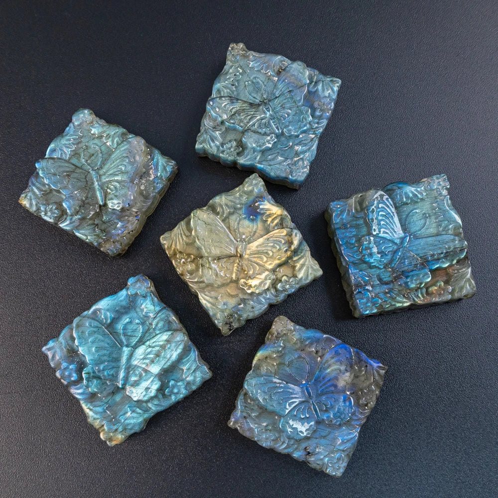 Blue Flash Labradorite Butterfly-ToShay.org