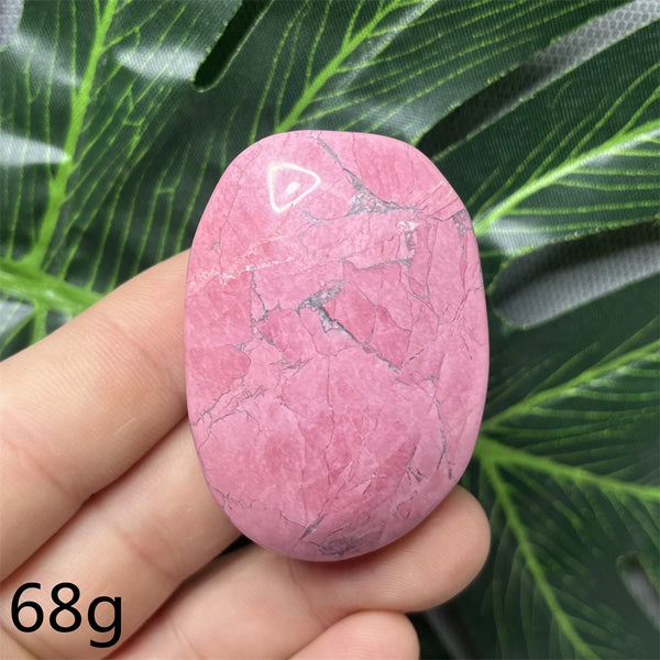Pink Peach Jade Palm Stone-ToShay.org