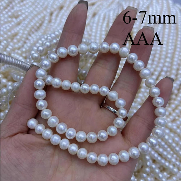 White Freshwater Pearl Beads-ToShay.org