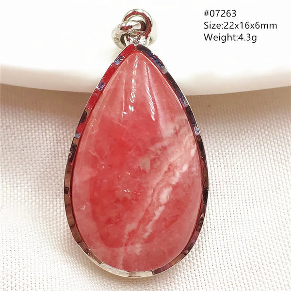 Red Rhodochrosite Pendant-ToShay.org