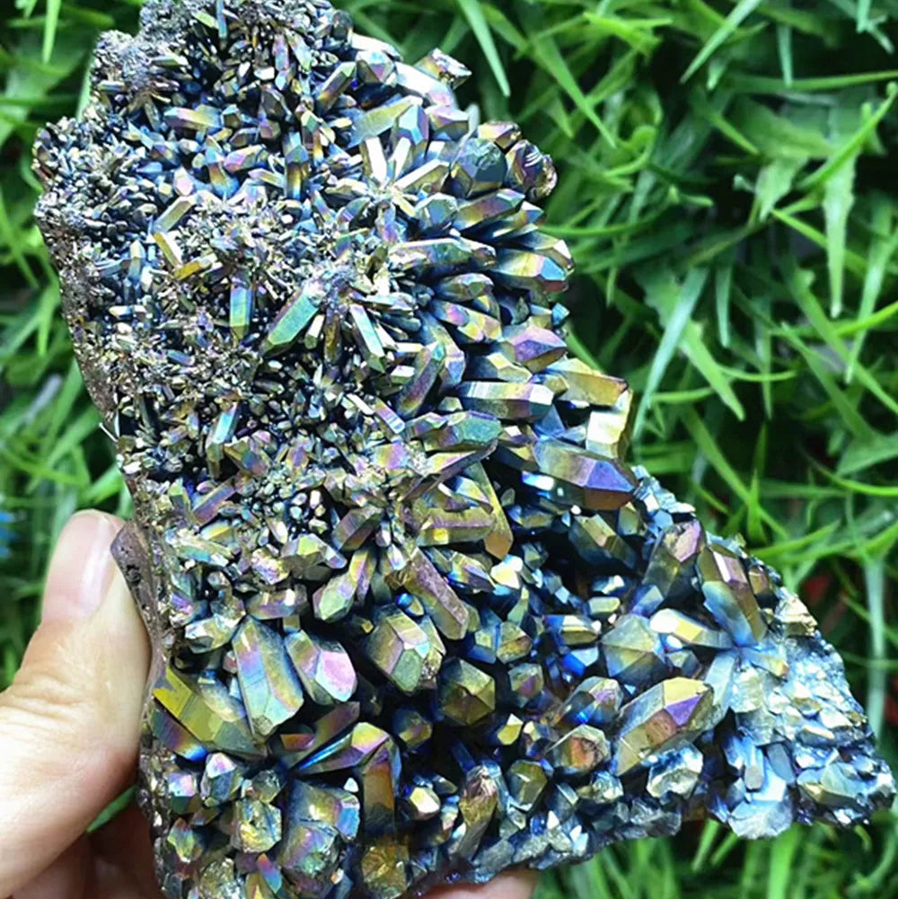 Mixed Crystal Cluster Skulls-ToShay.org