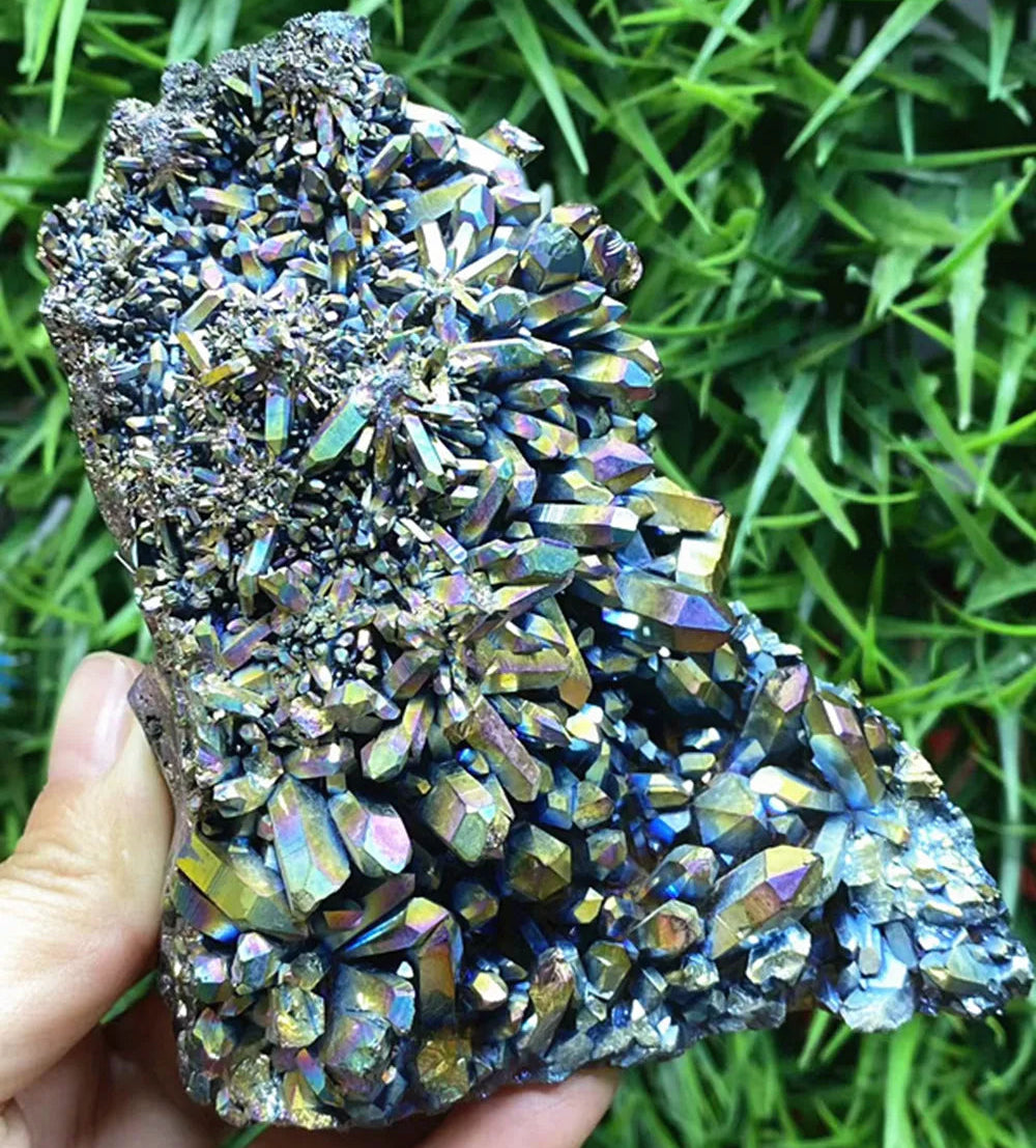 Mixed Crystal Cluster Skulls-ToShay.org