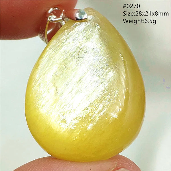 Gold Lepidolite Pendant-ToShay.org