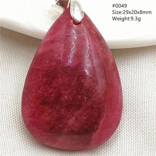Red Rose Rhodonite Pendant-ToShay.org