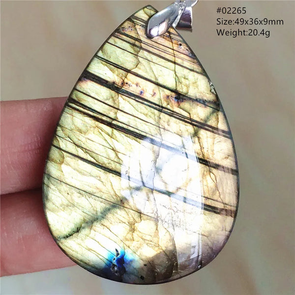 Blue Light Labradorite Pendant-ToShay.org