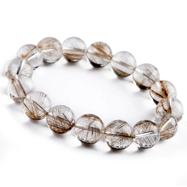 Silver Rutilated Quartz Bracelet-ToShay.org